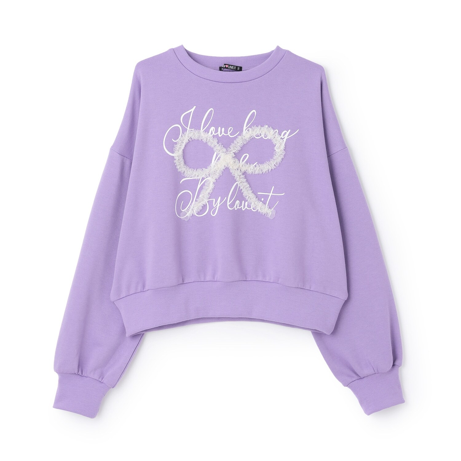 チュールリボンプルオーバー