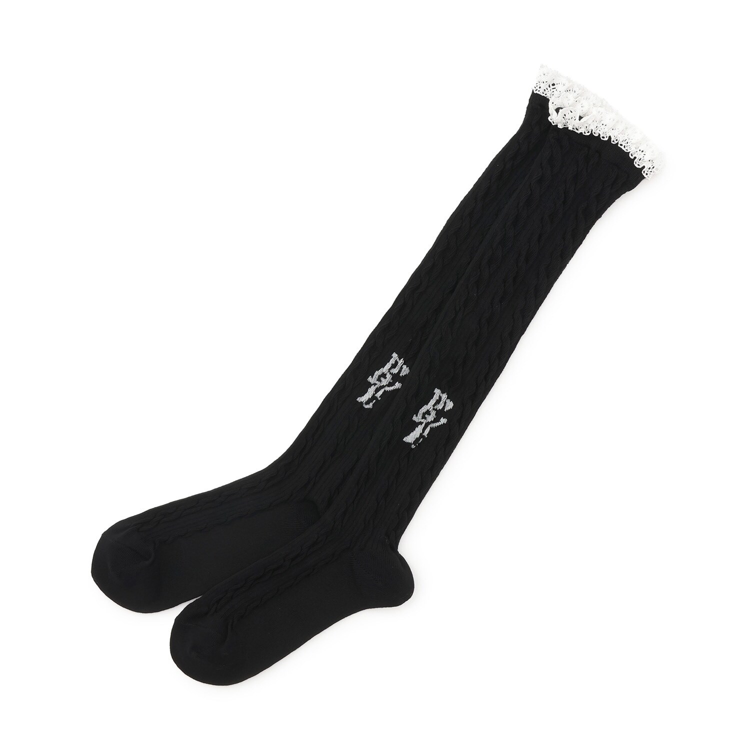 フリルニーハイソックス