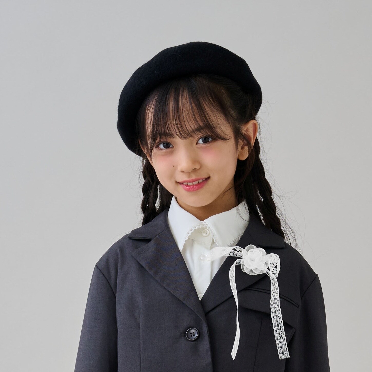 【卒服】レースリボンコサージュ