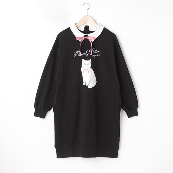 【リピート】【直営店で取り扱い無し】衿つきカットワンピ