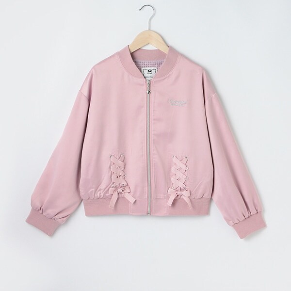 【人気商品再入荷】【直営店で取り扱い無し】レースアップブルゾン