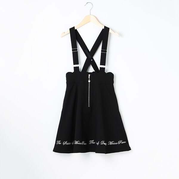 【人気商品再入荷】【直営店で取り扱い無し】前ジップガーリージャンパースカート