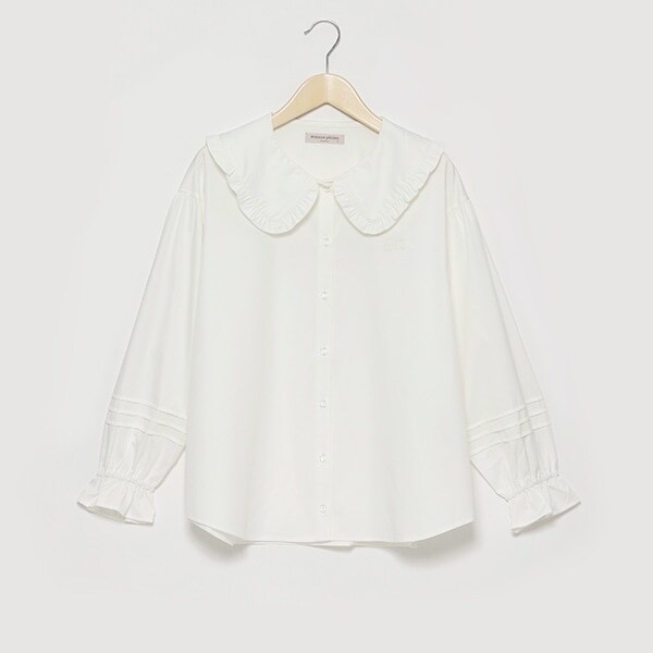 【人気商品再入荷】【直営店で取り扱い無し】ビッグカラーチュニックブラウス