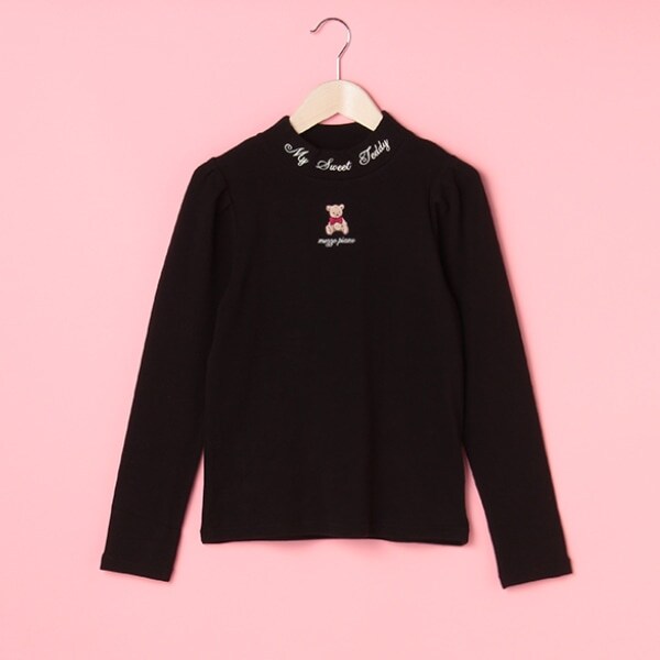 【人気商品再入荷】【直営店で取り扱い無し】モチーフ刺しゅうプチハイネックTシャツ