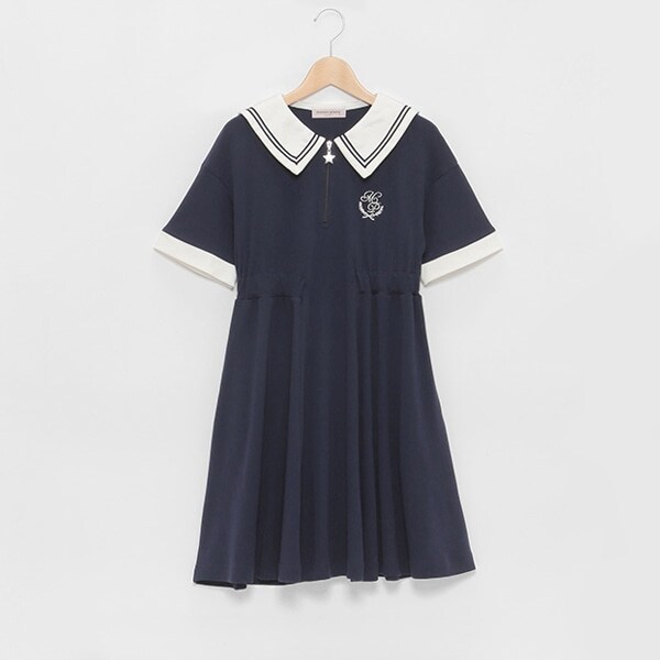 【人気商品再入荷】【直営店で取り扱い無し】セーラーカットソーワンピース