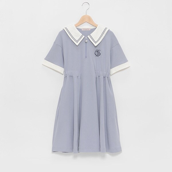 【人気商品再入荷】【直営店で取り扱い無し】セーラーカットソーワンピース