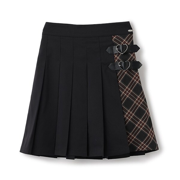 【人気商品再入荷】【直営店で取り扱い無し】ハートバックルプリーツスカパン