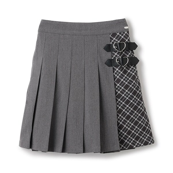 【人気商品再入荷】【直営店で取り扱い無し】ハートバックルプリーツスカパン