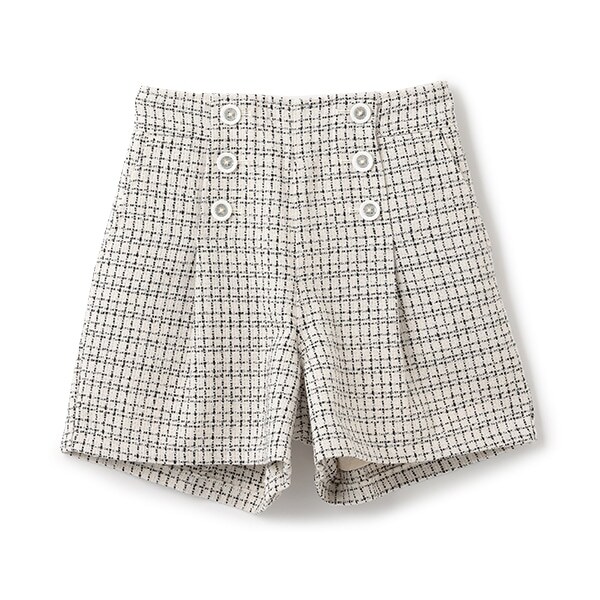 【人気商品再入荷】【直営店で取り扱い無し】ツイードショートパンツ