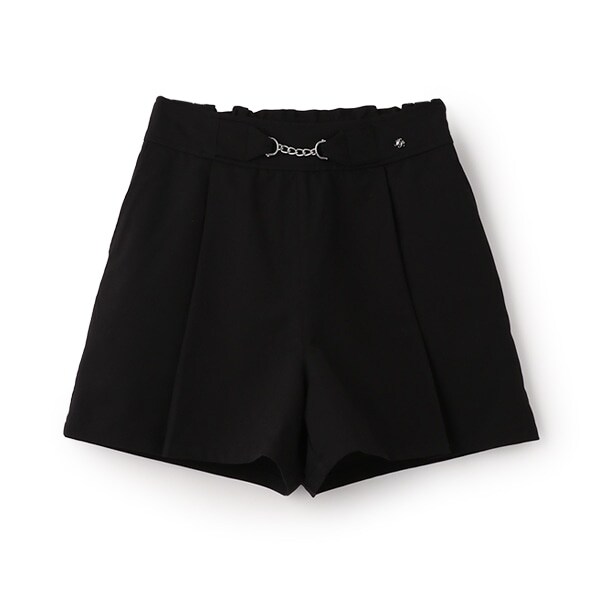 【人気商品再入荷】【直営店で取り扱い無し】チェーンベルト付きショートパンツ