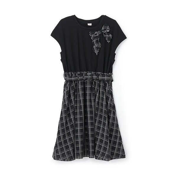 【人気商品再入荷】【直営店で取り扱い無し】リボンドッキングワンピース