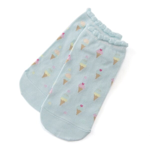 アイス柄スニーカーインソックス