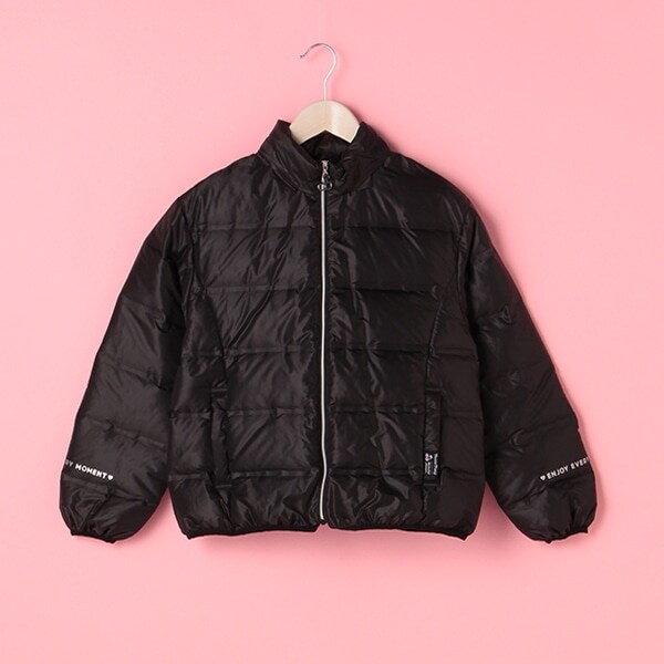 【撥水】【抗菌防臭】 チェリーポーチつきポケッタブルシームレスダウンブルゾン