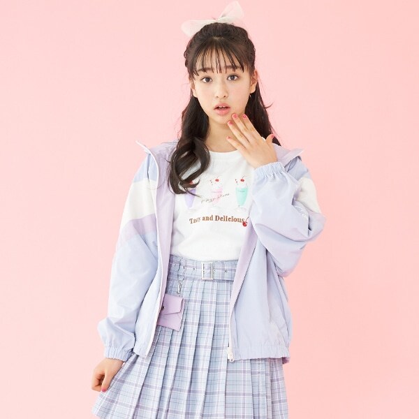 【撥水】 配色リバーシブルブルゾン