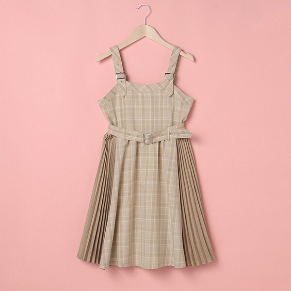 サイドプリーツジャンパースカート