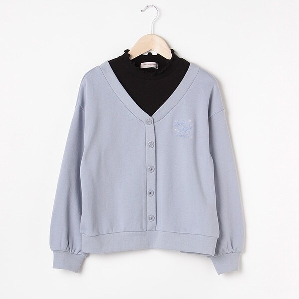 カーデレイヤードトレーナー