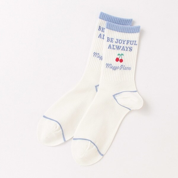 チェリーカレッジクルーソックス【日本製】