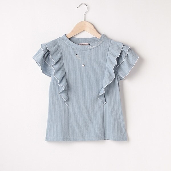 ピコフリル2WAY肩あき半袖Tシャツ