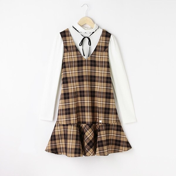 フレアジャンスカ＆ハイネックTシャツセット