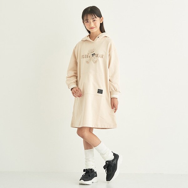 くま耳ワンピース