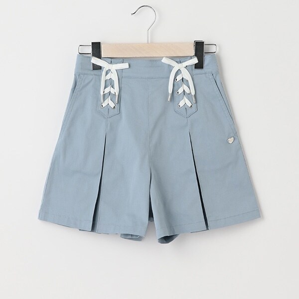 レースアップショートパンツ