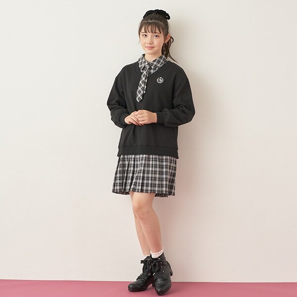 ネクタイつきドッキングワンピース