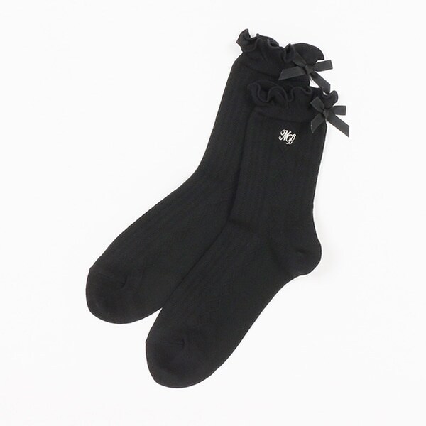 フリルクルーソックス【日本製】