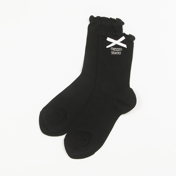 フリルリボンソックス【日本製】