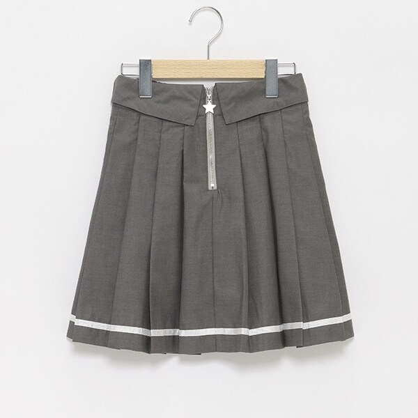 ウエスト折り返しジップスカパン