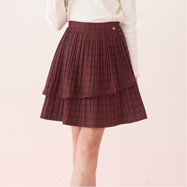 ランダムプリーツスカート  アソート生地