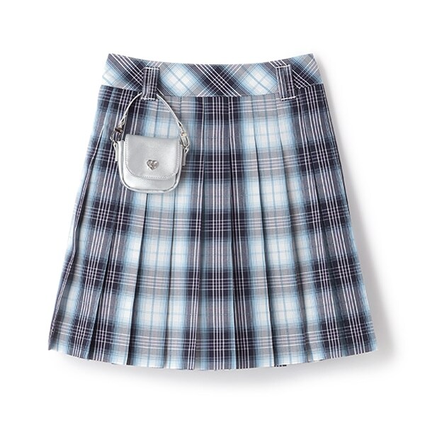 【ニコ☆プチ掲載】ミニバッグつきプリーツスカパン