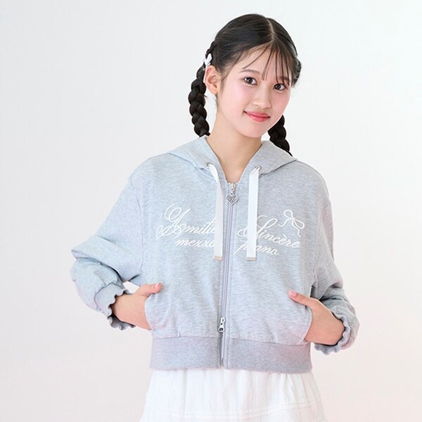 【抗菌・消臭（汗臭）】ショート丈Wジップパーカ