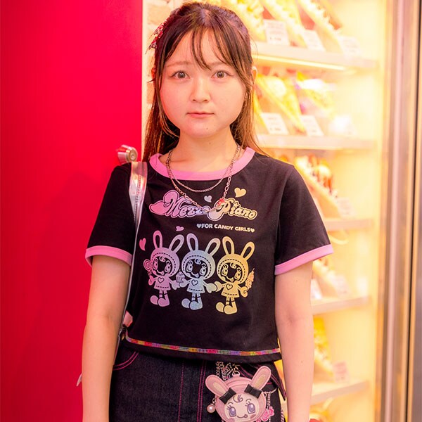 復刻♪ レインボーベリエちゃんリンガーTシャツ