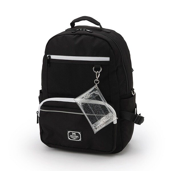 【Cuugal掲載】クリアラメポーチつきリュック