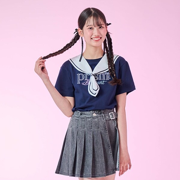 【接触冷感】3WAYセーラーTシャツ