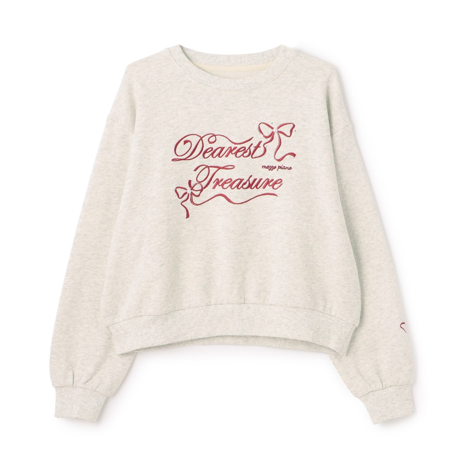 リボンロゴトレーナー