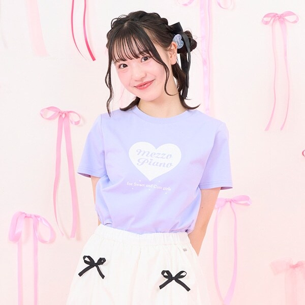 25th anniversary 【冷感】キラキラハートロゴTシャツ