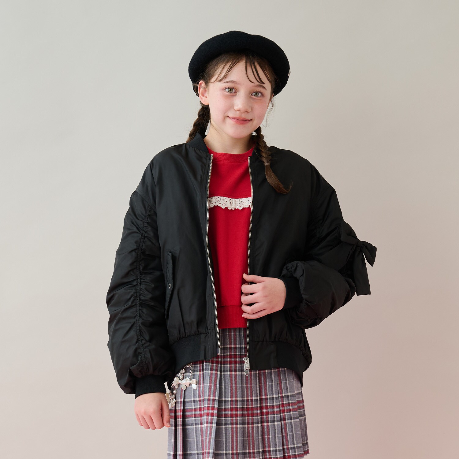 リボンチャームつきMA-1