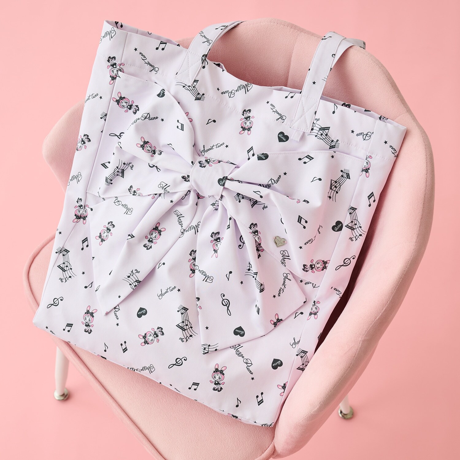 発表会ベリエちゃん柄 BIGリボントート♪