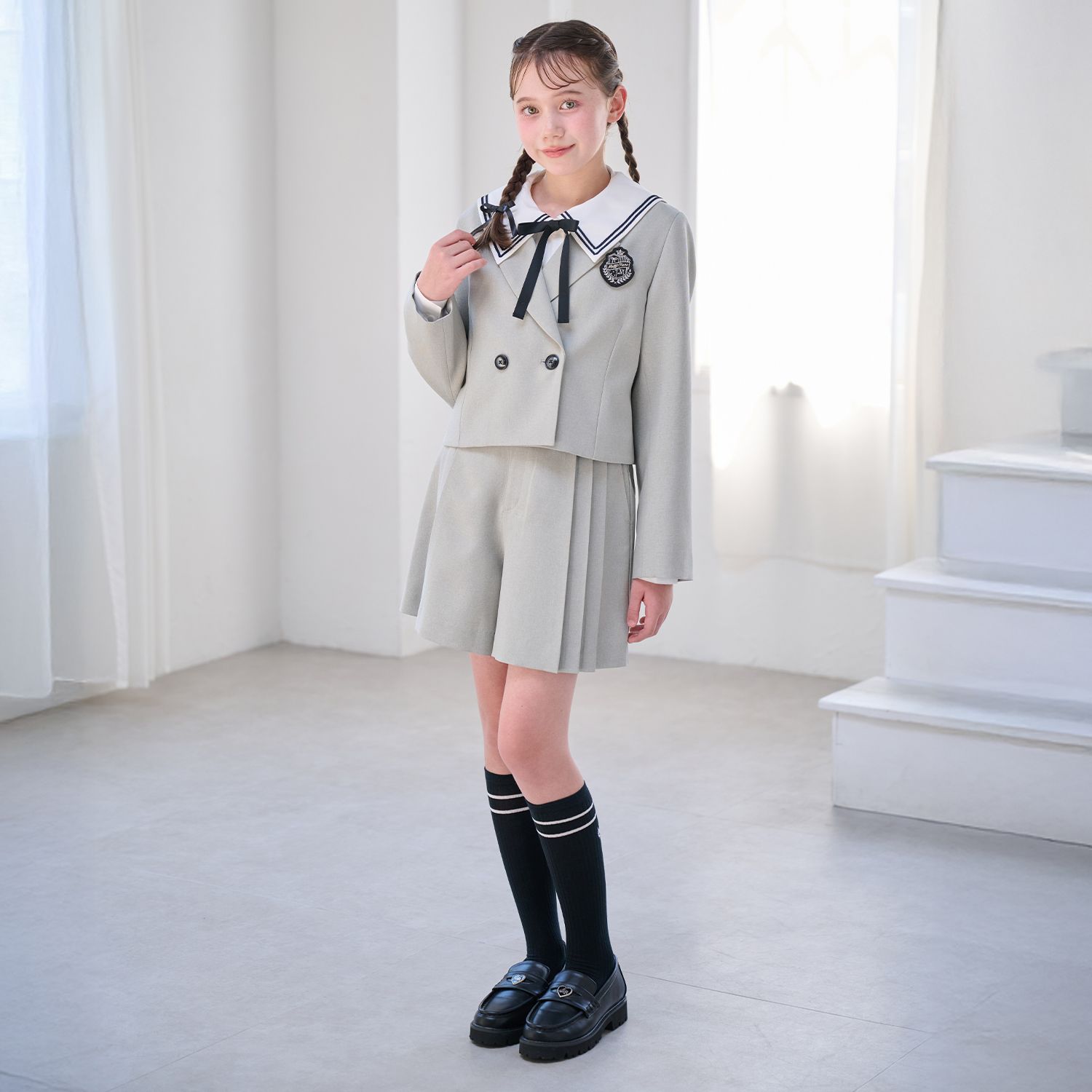 ショートジャケット&ショートパンツセット