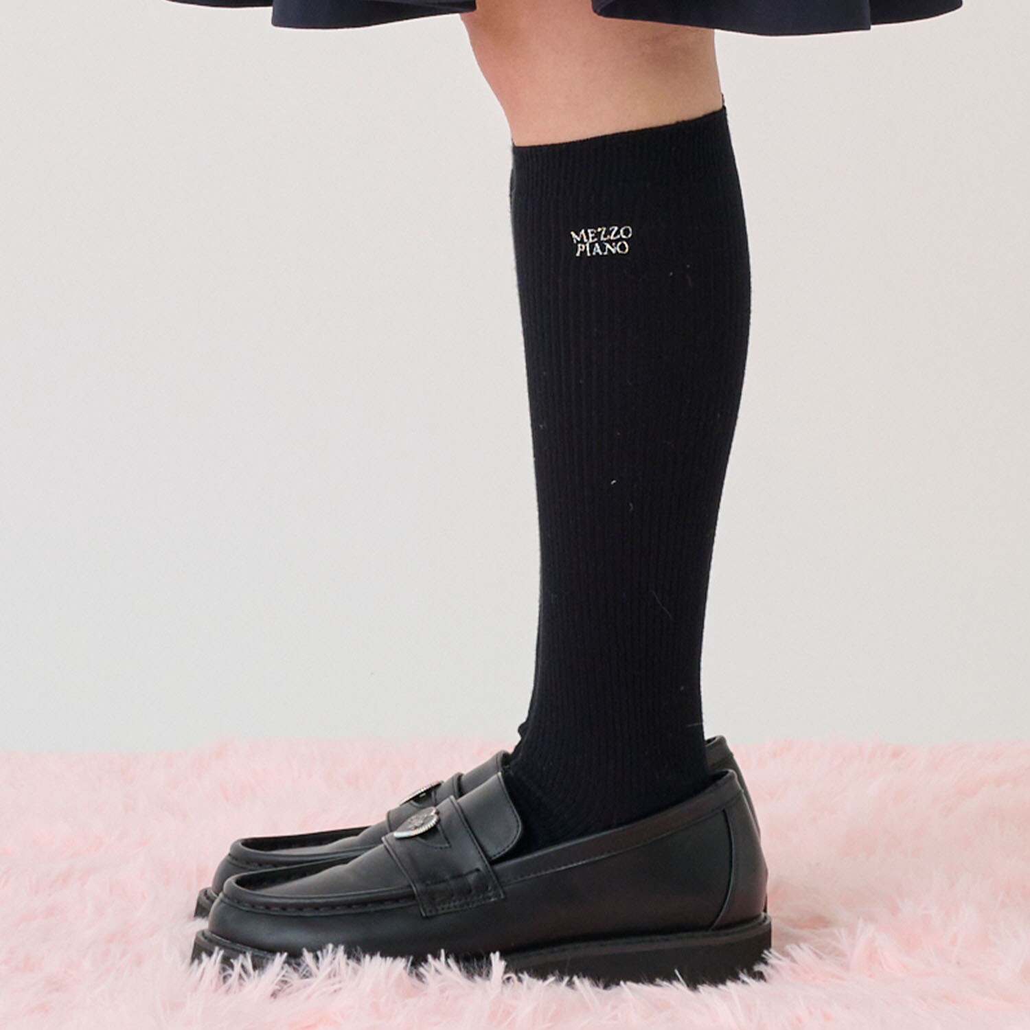 細リブハイソックス