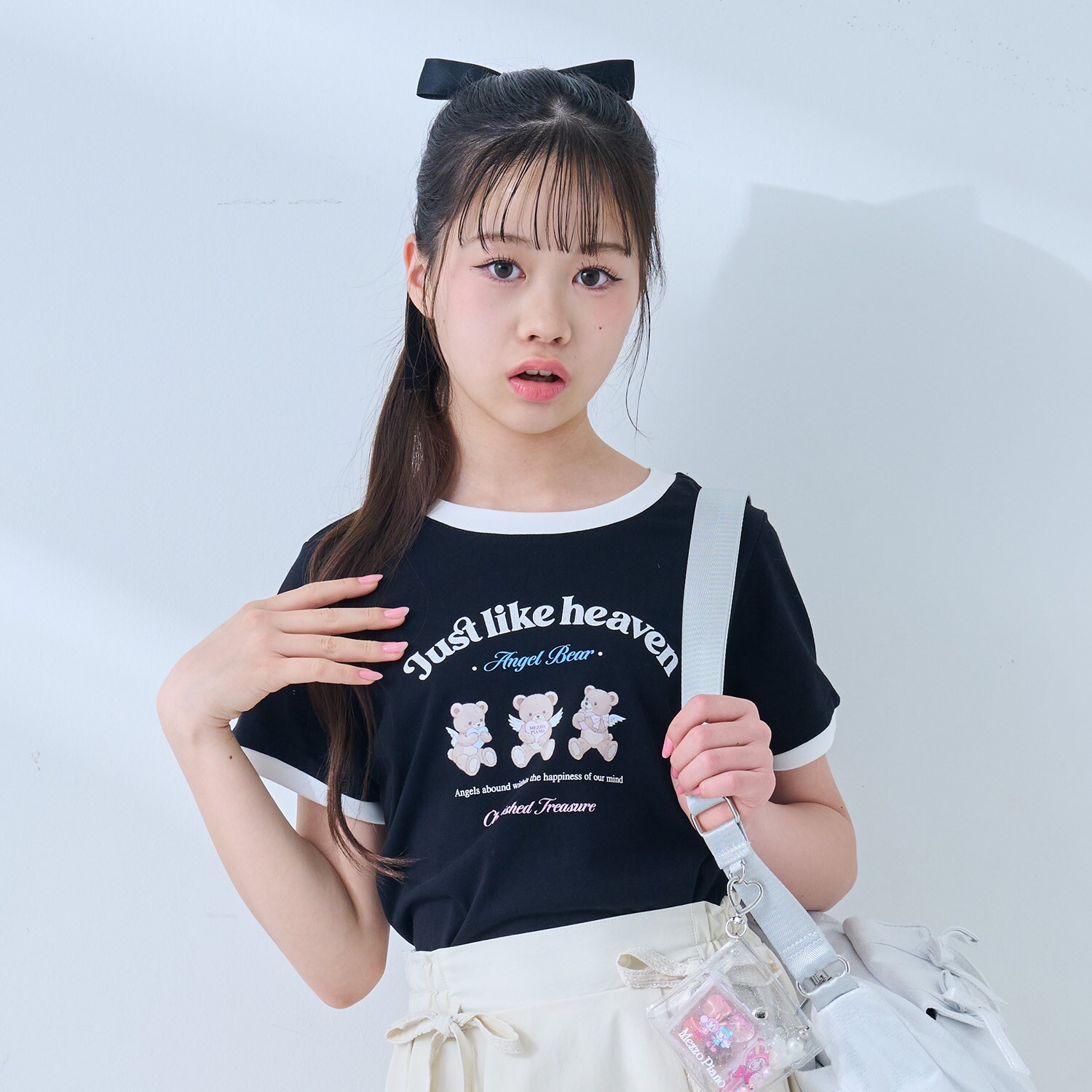 【接触冷感】エンジェルベアリンガーTシャツ