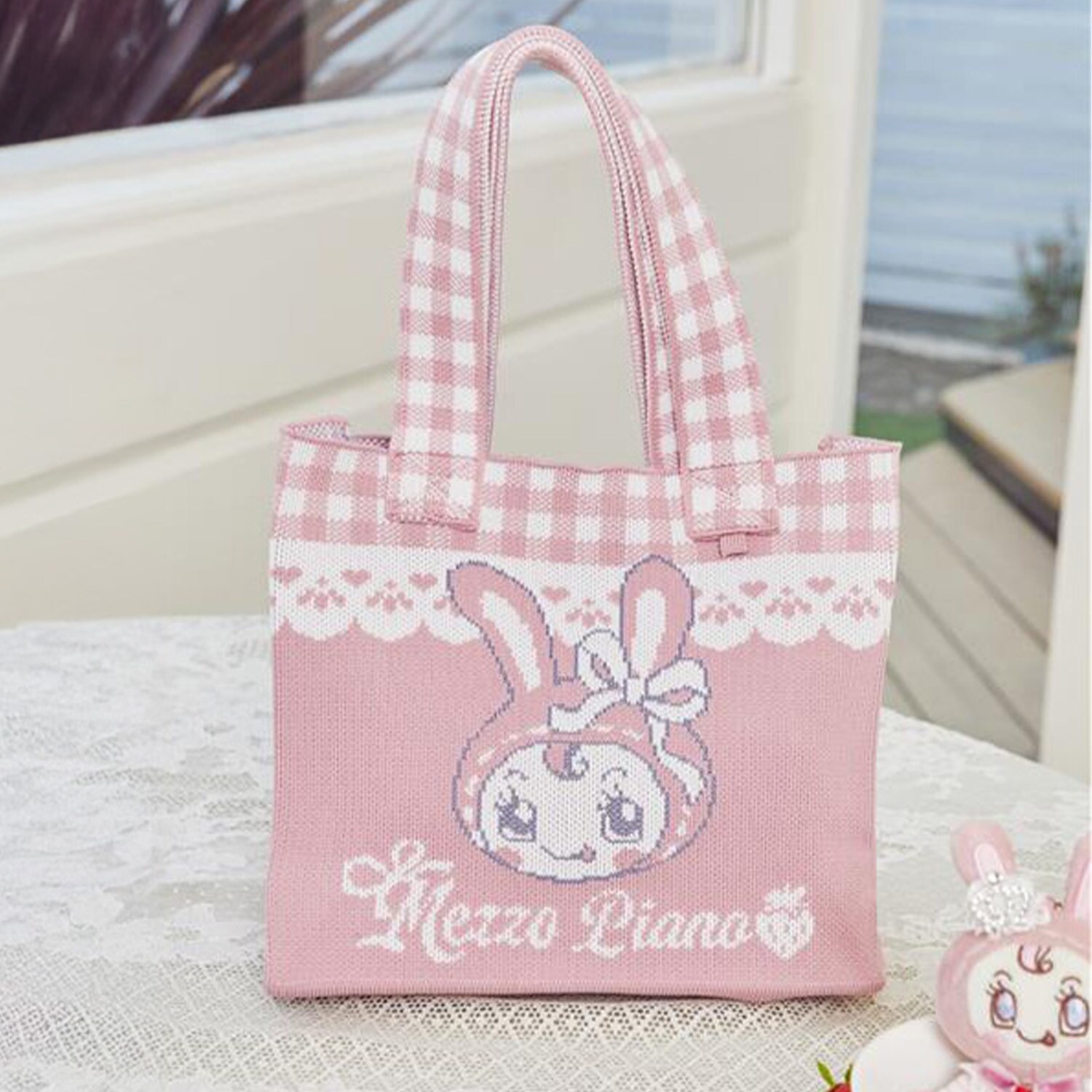 【予約/6月上旬～中旬入荷予定】ベリエちゃんニットトートバッグ