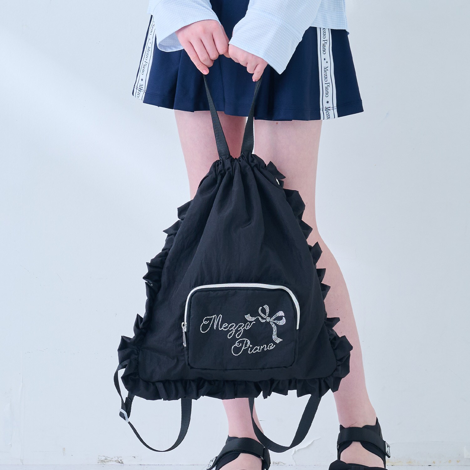 【A4対応・撥水】キラキラロゴナップサック