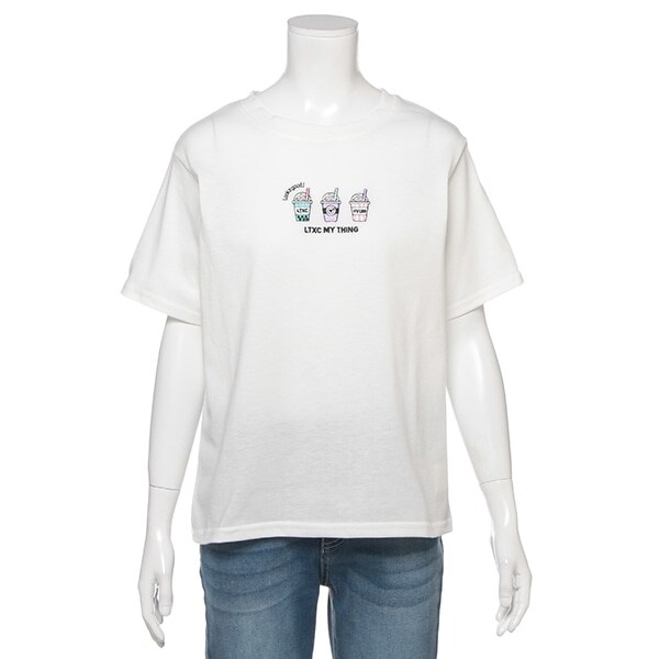 吸水速乾 ドリンク刺しゅうTシャツ