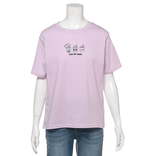 吸水速乾 ドリンク刺しゅうTシャツ