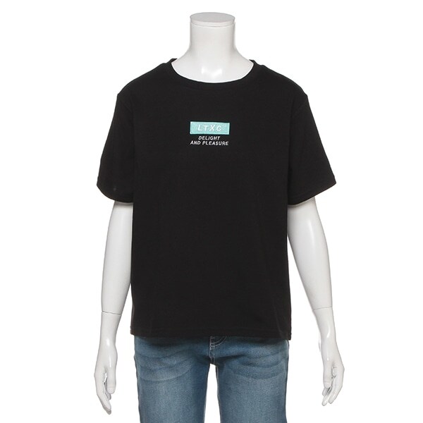 吸水速乾 ボックスロゴバックプリントTシャツ