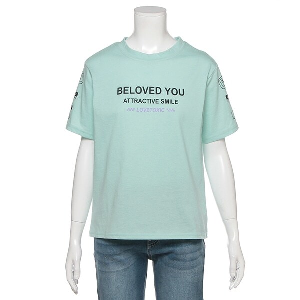 袖アイコンロゴTシャツ