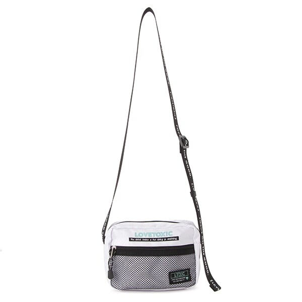 メッシュロゴショルダーバッグ