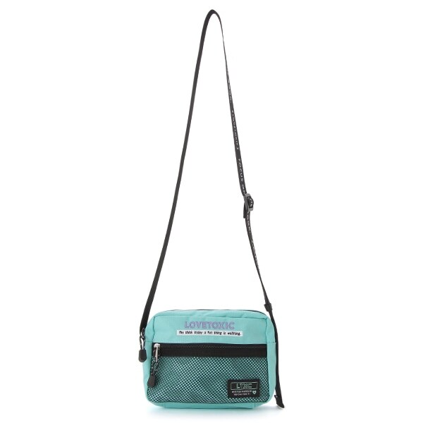 メッシュロゴショルダーバッグ